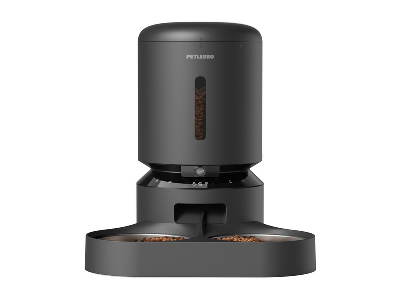 Petlibro Granary WiFi-s eledeladagoló dupla tállal, kamerával, fekete (PL-AF203-36B)