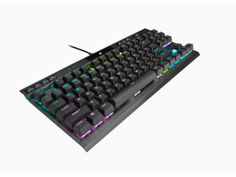 Corsair K70 RGB TKL Optikai-Mechanikus Gamer billentyűzet (CH-911901A-NA)