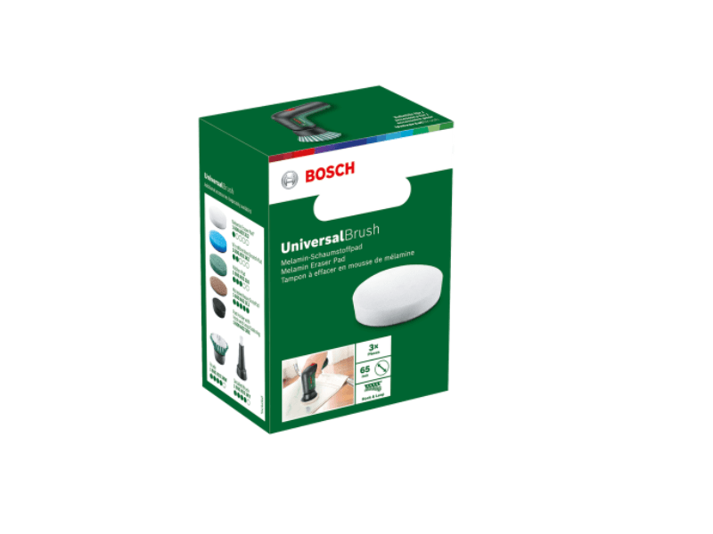 Bosch Melamin radírozó párna Universal Brush akkus tisztítókeféhez, 3 db (1600A023L2)