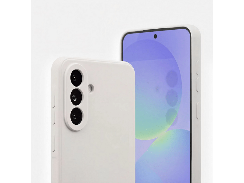 Cellect Samsung Galaxy A37 Szilikon tok, törtfehér