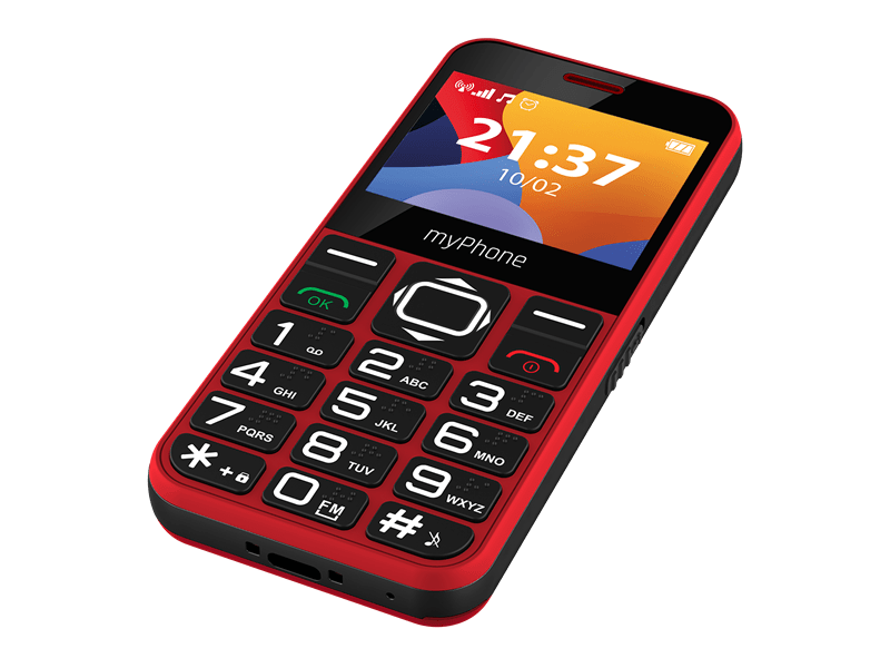 myPhone Halo 3 Mobiltelefon, piros