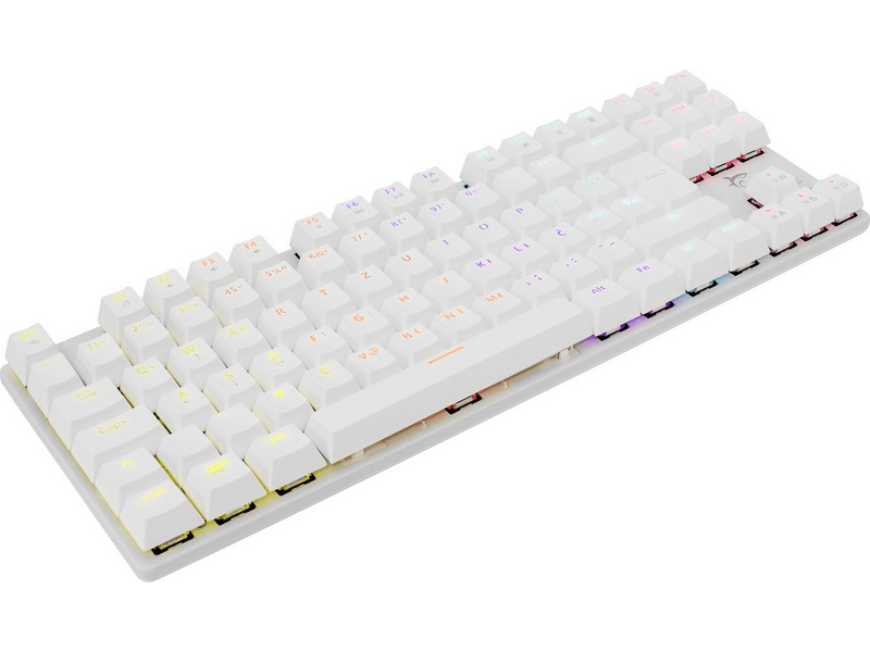 White Shark COMMANDOS Red Switch US Gamer billentyűzet, fehér