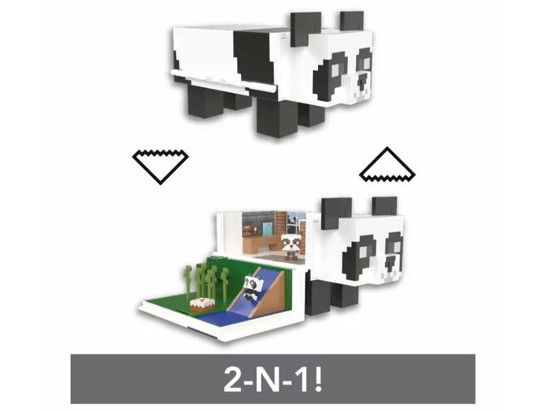 MINECRAFT MINI FIGURA PANDA JÁTÉKSZETT