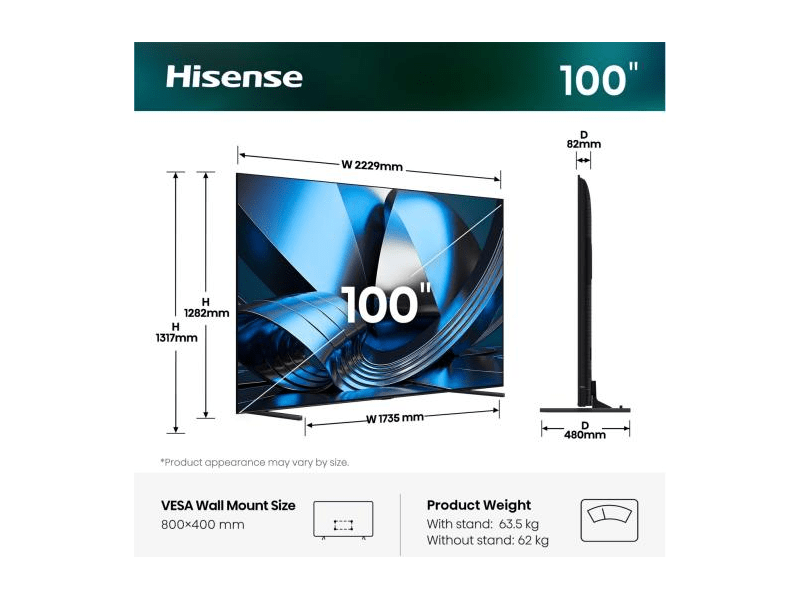 Hisense 100U7SE 100