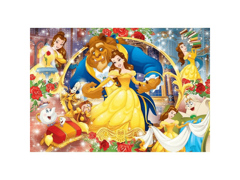 Clementoni Szépség és a szörnyeteg Maxi puzzle, 104 db (23745)