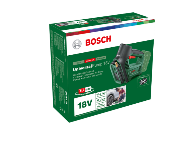 Bosch Universal Pump 18V Akkus nagynyomású légpumpa, akku nélkül (0603947100)