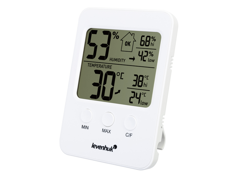 Levenhuk Wezzer BASE L30 hőmérséklet- és páratartalom-mérő