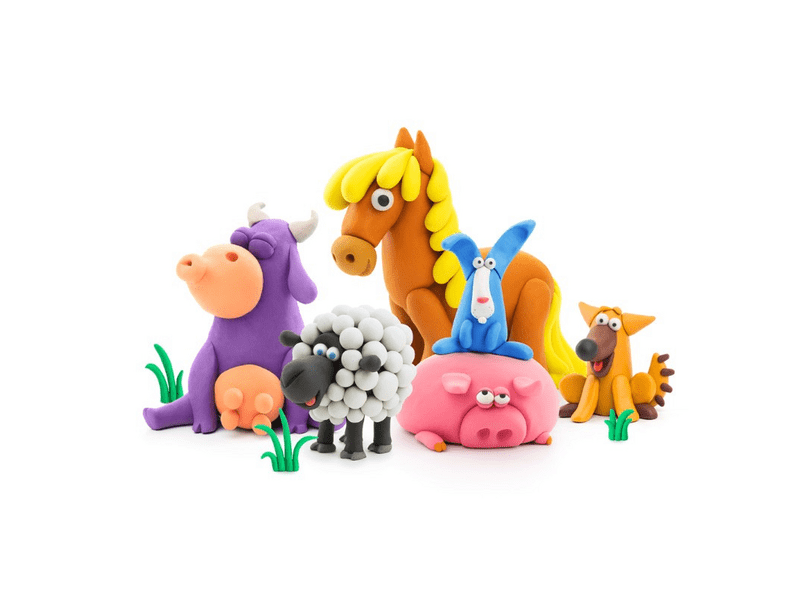 Hey Clay Nagy gyurmaszett - Állatok (SE002CEE)