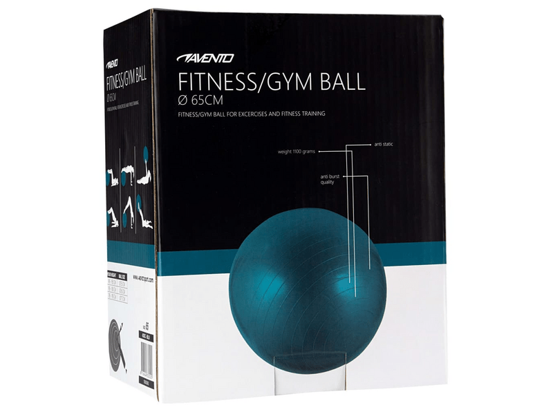 Avento ABS Gym Ball gimnasztika labda, 65 cm, kék (40268)
