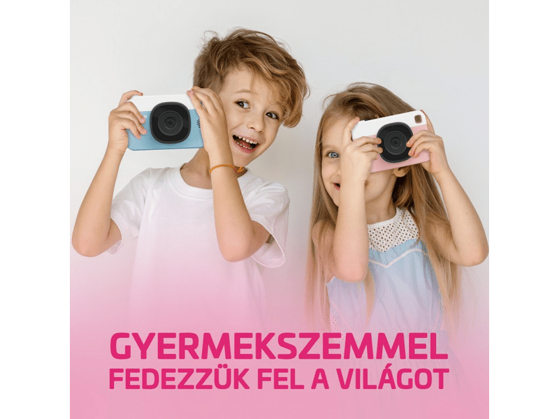LAMAX PixelKid1 Gyerekkamera, rózsaszín