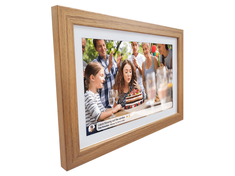 Sencor SDF 1093 WiFi digitális képkeret, tölgy