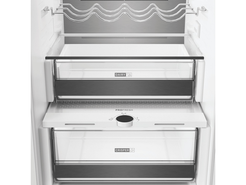 Whirlpool WHK2 5323 B5E1 Beépíthető alulfagyasztós hűtőszekrény