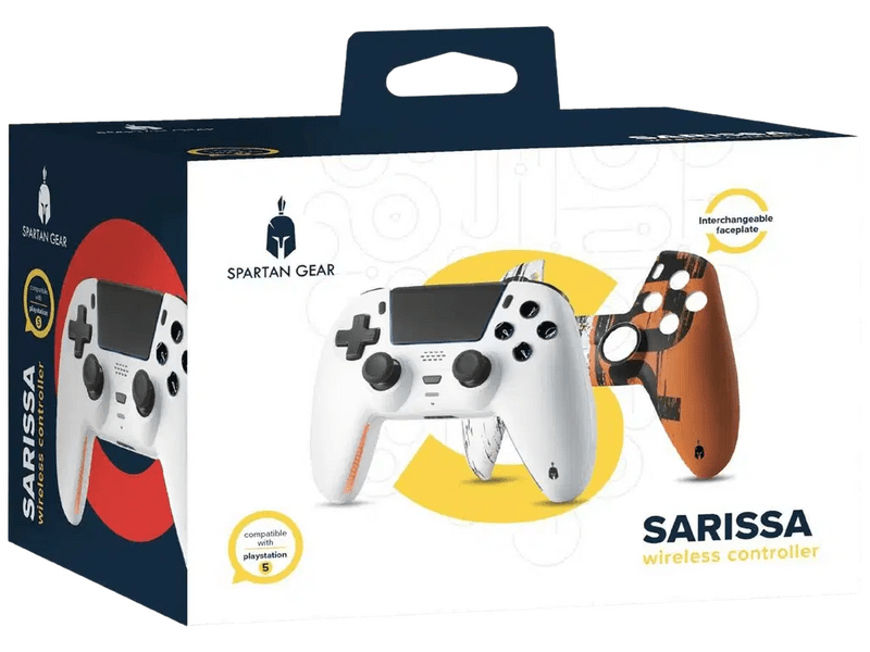 Spartan Gear Sarissa Vezeték nélküli kontroller, fehér (SGCPCPS501W)