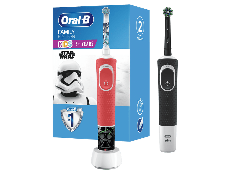 Oral-B Vitality Pro D103+D100SW Családi Kiadású Elektromos Fogkefék, Star Wars