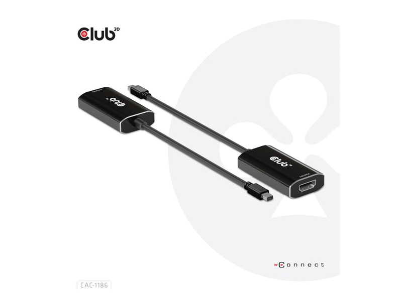 Club 3D CAC-1186 Mini DisplayPort 1.4 - HDMI Adapter
