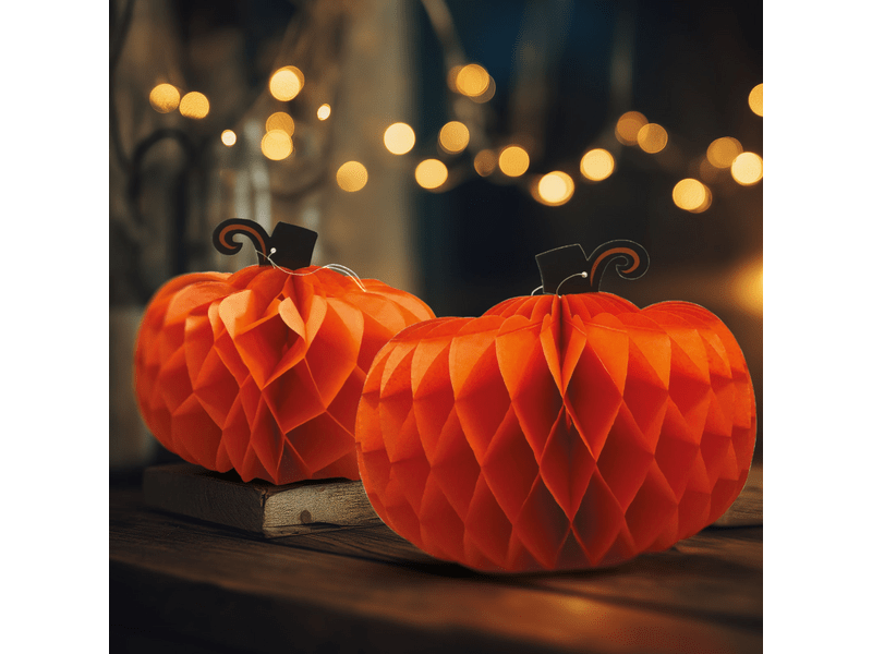 Home 56583 Halloween-i dekoráció - tök lampion, 2 db