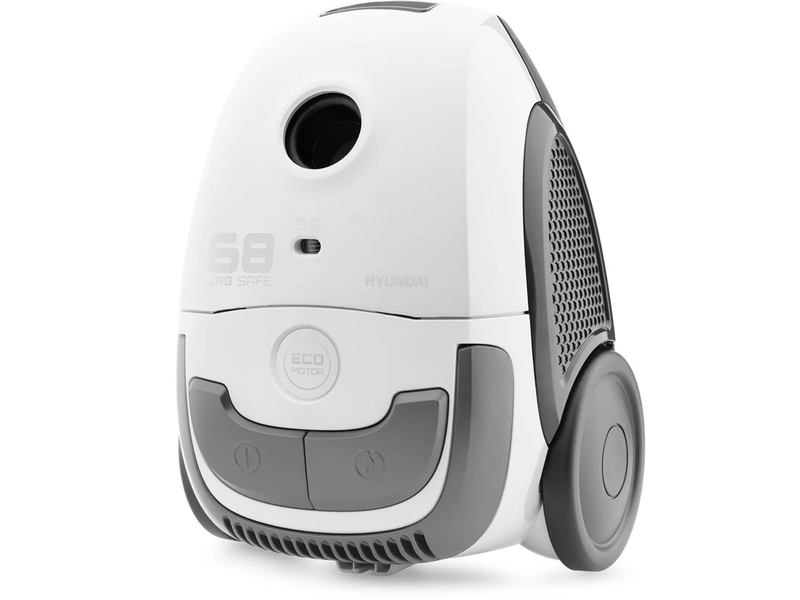 Porzsákos porszívó, szürke/fehér, 800W