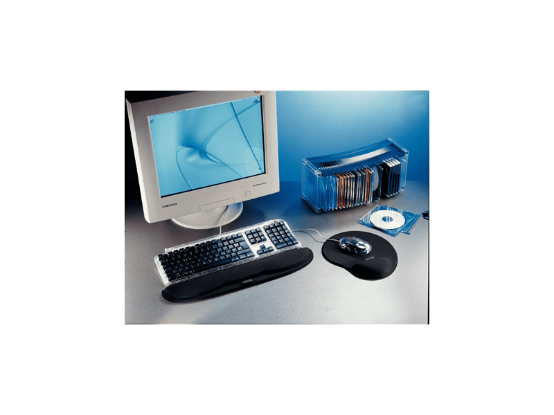 Esselte Fashion zselés csuklóalátét, fekete (67109)