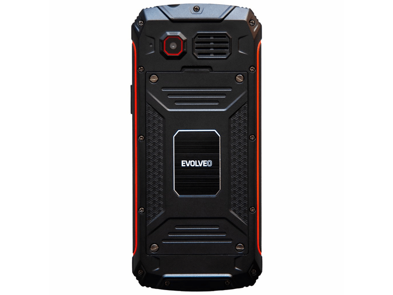 EVOLVEO StrongPhone Z4 strapabíró mobiltelefon, fekete/piros