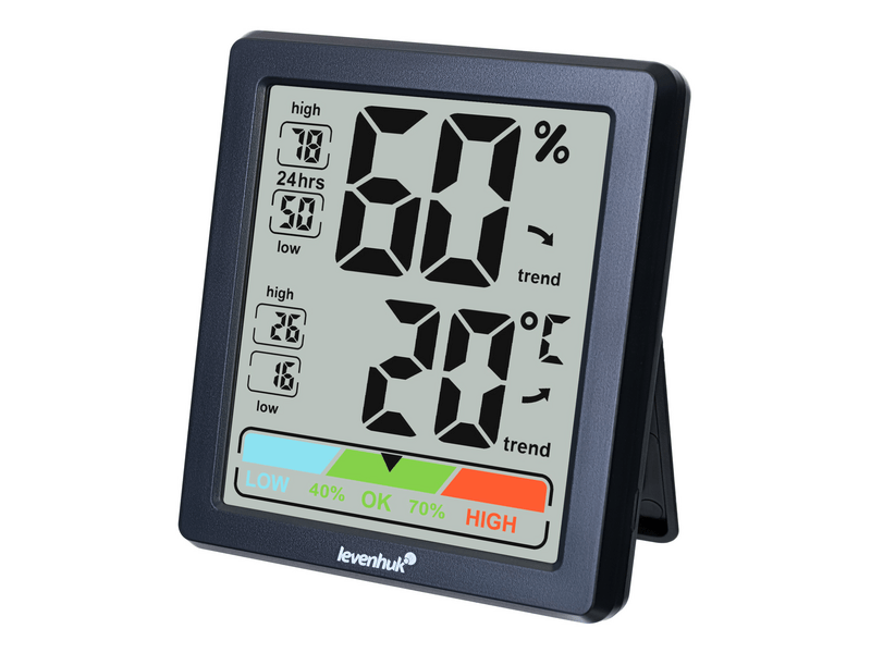 Levenhuk Wezzer BASE L20 hőmérséklet- és páratartalom-mérő