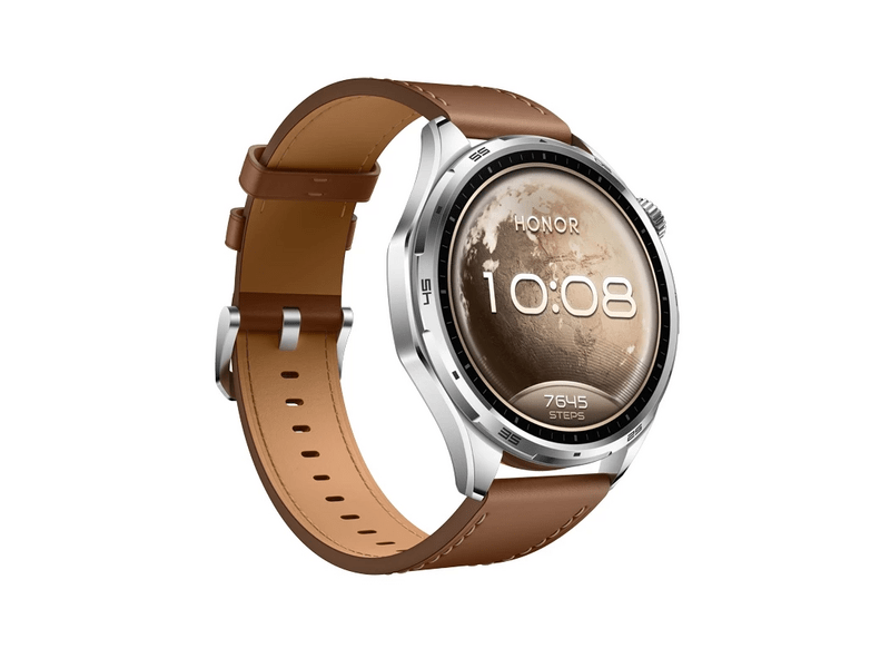Honor Watch 6 Okosóra, barna bőr szíj (5502ACGL)