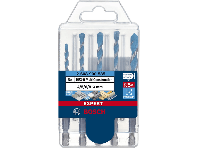 Bosch EXPERT HEX-9 MultiConstruction fúrókészlet, 5 db (2608900585)