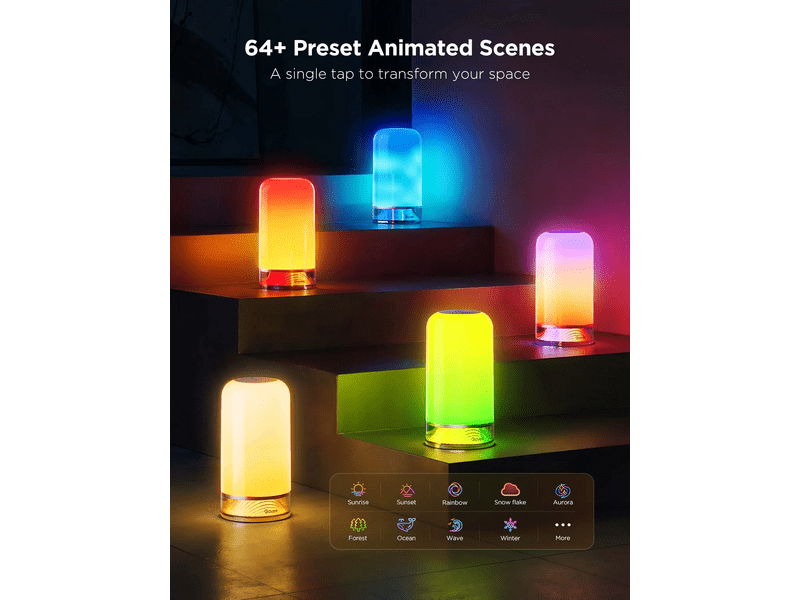 Govee Table Lamp 2 RGBICWW Asztali lámpa (H60223D1)