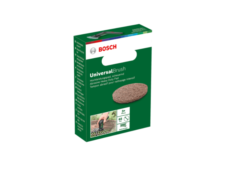 Bosch Nagy teljesítményű súrolópárna Universal Brush akkus tisztítókeféhez, 3 db (1600A023L1)