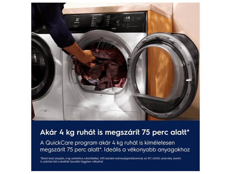 Electrolux EW6D98BEE Hőszivattyús szárítógép