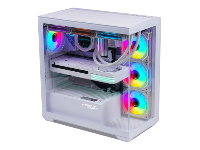 Spirit of Gamer Spark Arctic Számítógépház (8305RAW)