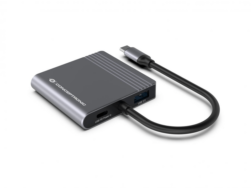 Conceptronic DONN13G 4in1 USB-C dokkolóállomás