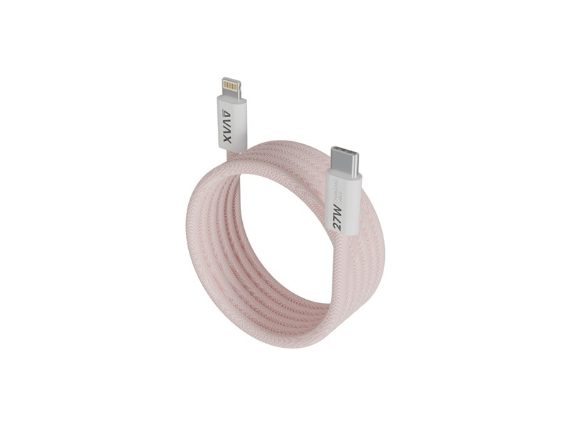 Avax CB611P Magnety 27W USB-C - Lightning gyorstöltő kábel, 1 m