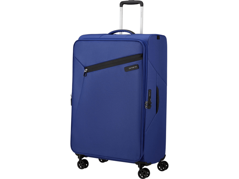 Samsonite Litebeam Spinner Bővíthető bőrönd, 77 cm, kék (146854-4436)