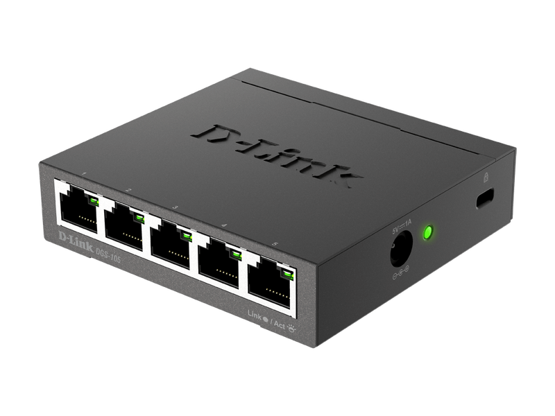 D-Link DGS-105/E 5 portos Gigabit Switch