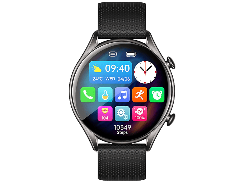 MyPhone Smart Watch EL Okosóra, fekete