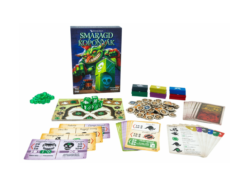 Smaragd koponyák társasjáték (TWG10002)