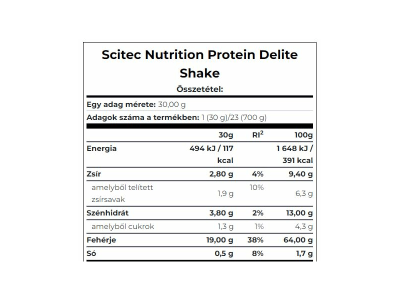 Protein Delite Shake 30g mandula-kókusz