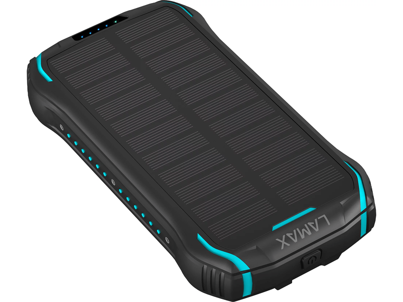 LAMAX Journey 26800mAh Napelemes powerbank