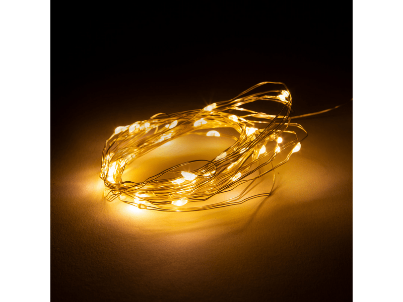 Family 58904A LED fényfüggöny távirányítóval, 3 x 1 m, melegfehér