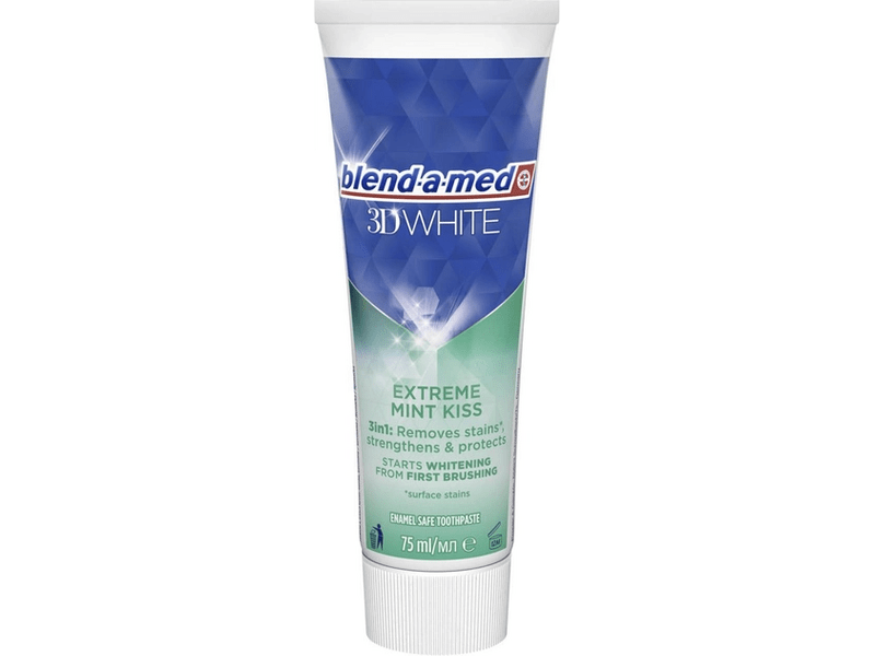 Blend-a-med 3D White Extreme Mint Kiss Fogkrém, 75 ml