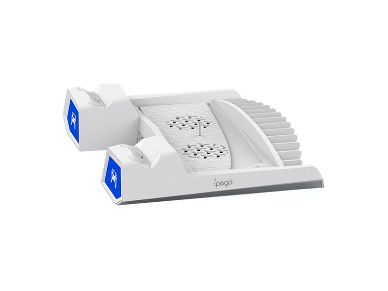 iPega PG-5023A PlayStation 5 asztali tartó/hűtő, fehér