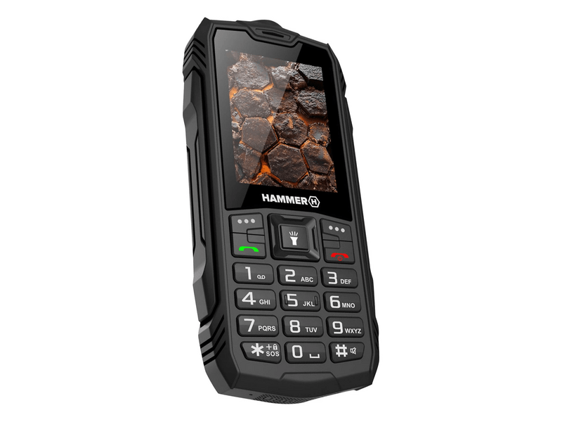 HAMMER Rock LTE mobilni telefon, crni