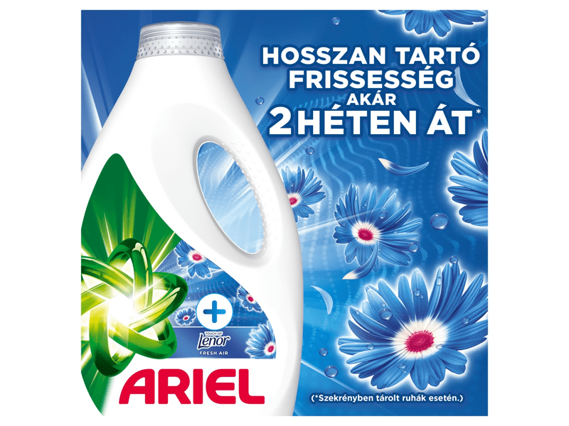 Ariel Touch Of Lenor Fresh Air Folyékony Mosószer, 3 l, 60 mosáshoz