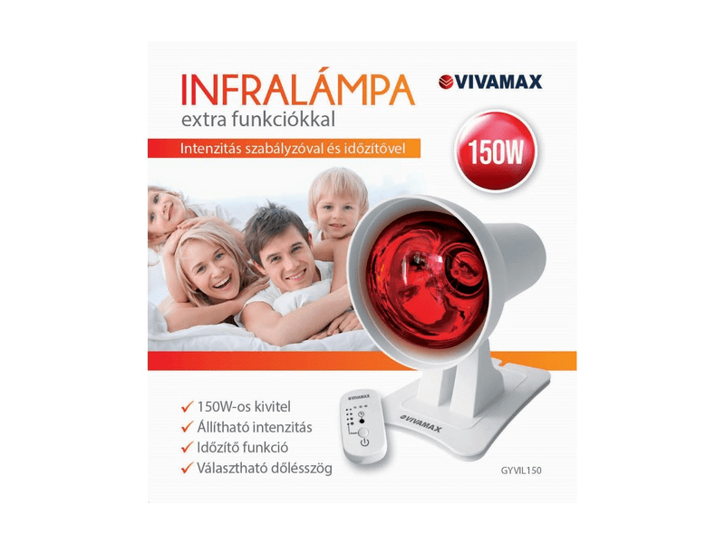 Vivamax Infralámpa időzítővel (GYVIL150)