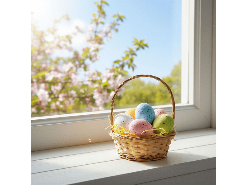 Family 57952 Húsvéti tojások papírfűvel