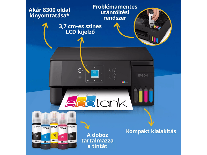 Epson EcoTank L3361W Multifunkciós nyomtató (C11CL63419)