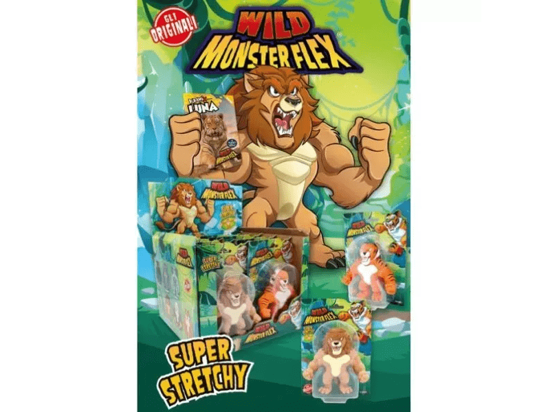 Monsterflex Vadállatok - nyújtható figura, többféle (0551)