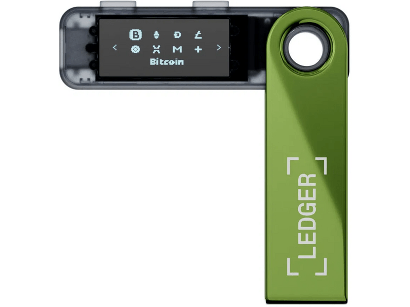 Ledger Nano S Plus Oxidate Green Crypto tárca