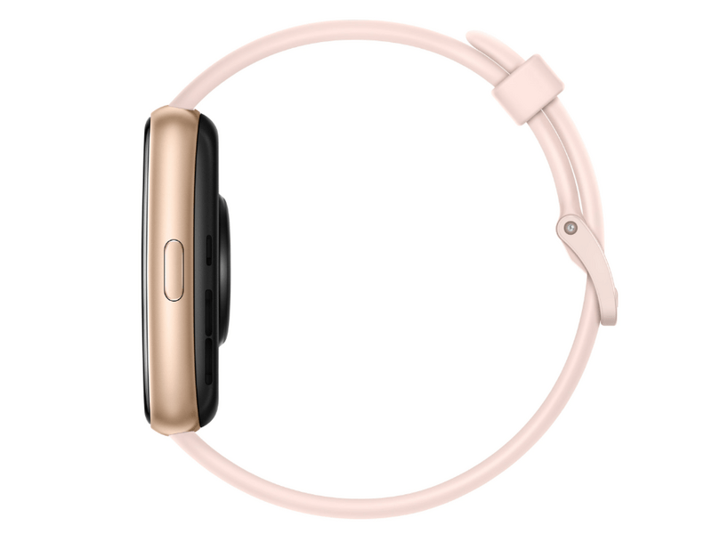 Huawei Watch Fit 2 Active Szilikon szíjjal, rózsaszín