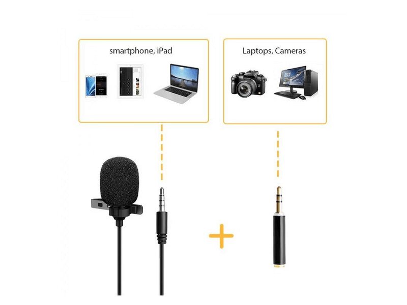 Sbox PM-402 Lavalier csíptethető mikrofon